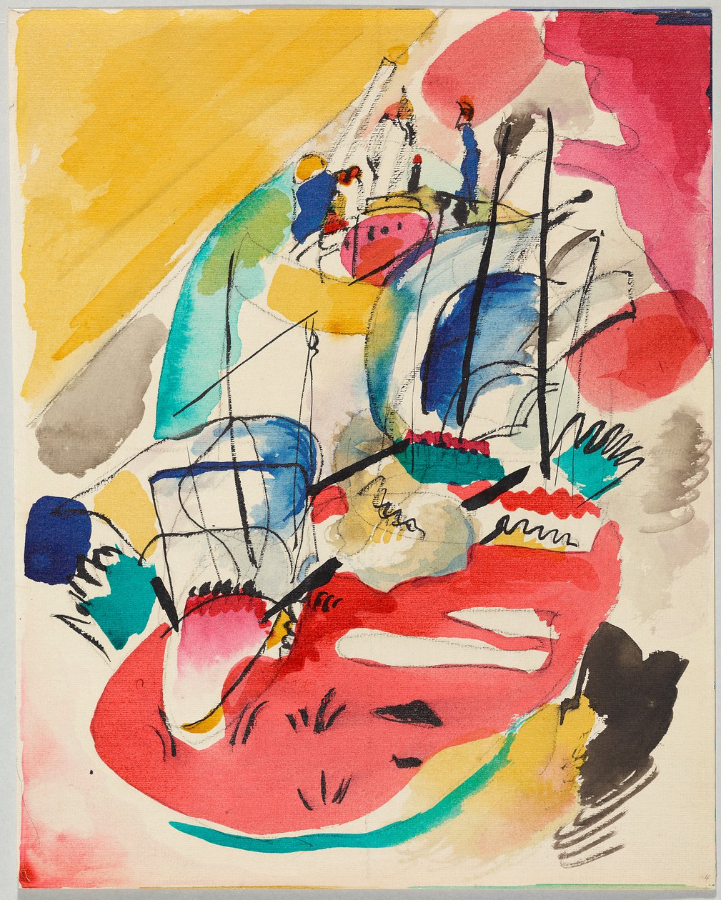 Studio per "Improvvisazione 31 (Battaglia navale)" da Wassily Kandinsky