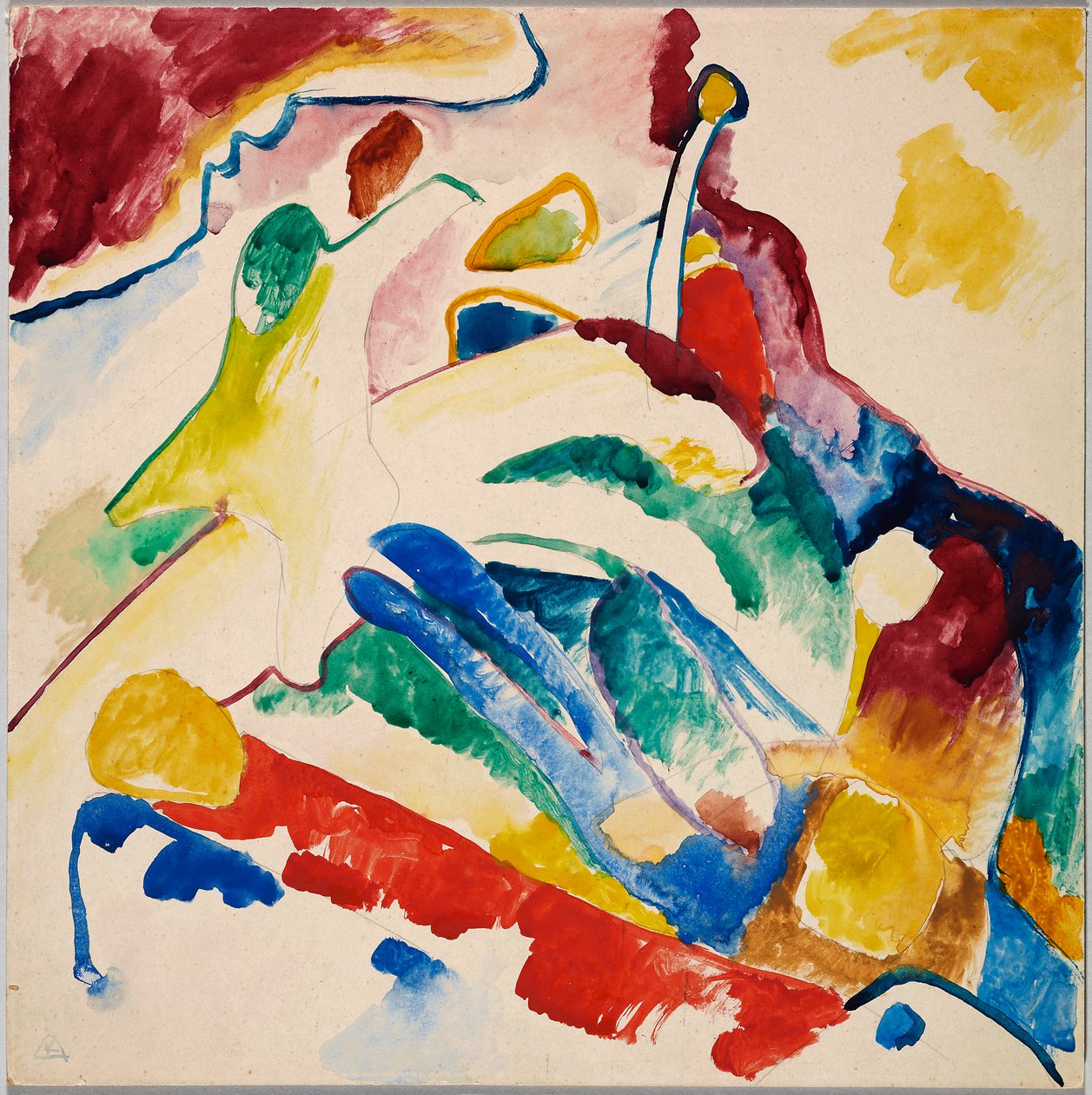 Studio per «Composizione II» da Wassily Kandinsky
