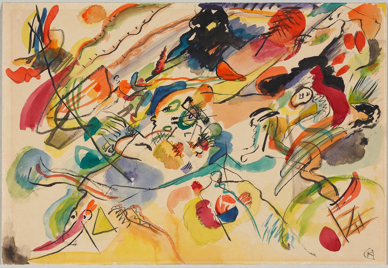Studio per "Composizione VII" da Wassily Kandinsky