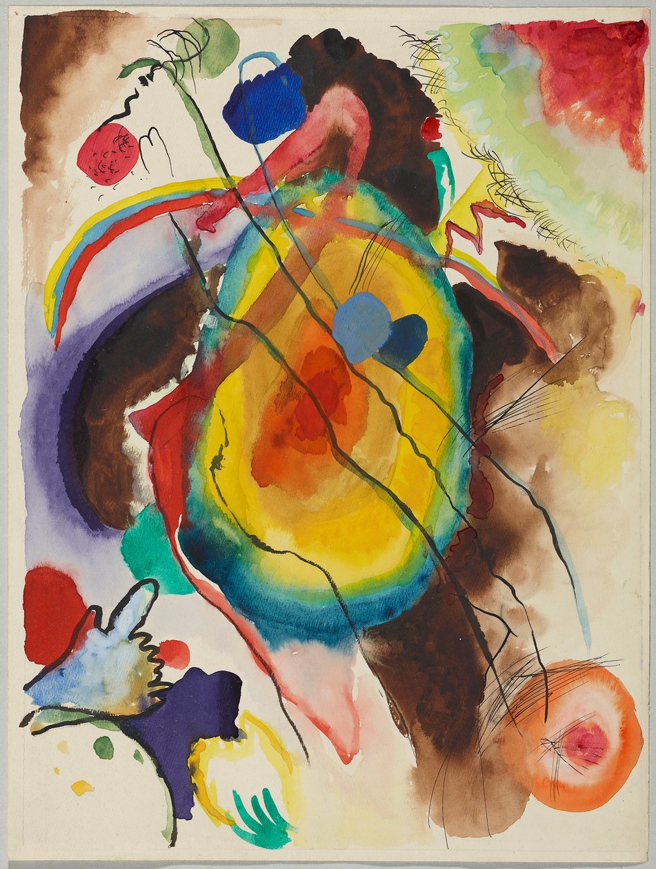 Bozza di un murale per Edwin R. Campbell da Wassily Kandinsky