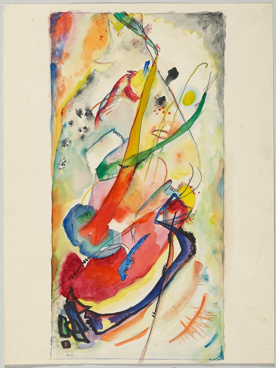 Progetto per un dipinto murale per Edwin R. Campbell n. 1 da Wassily Kandinsky