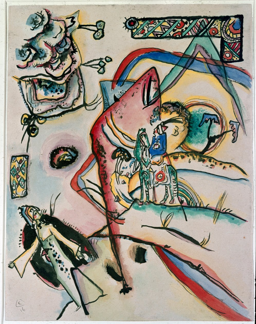 Espressionismo: Il cavaliere da Wassily Kandinsky