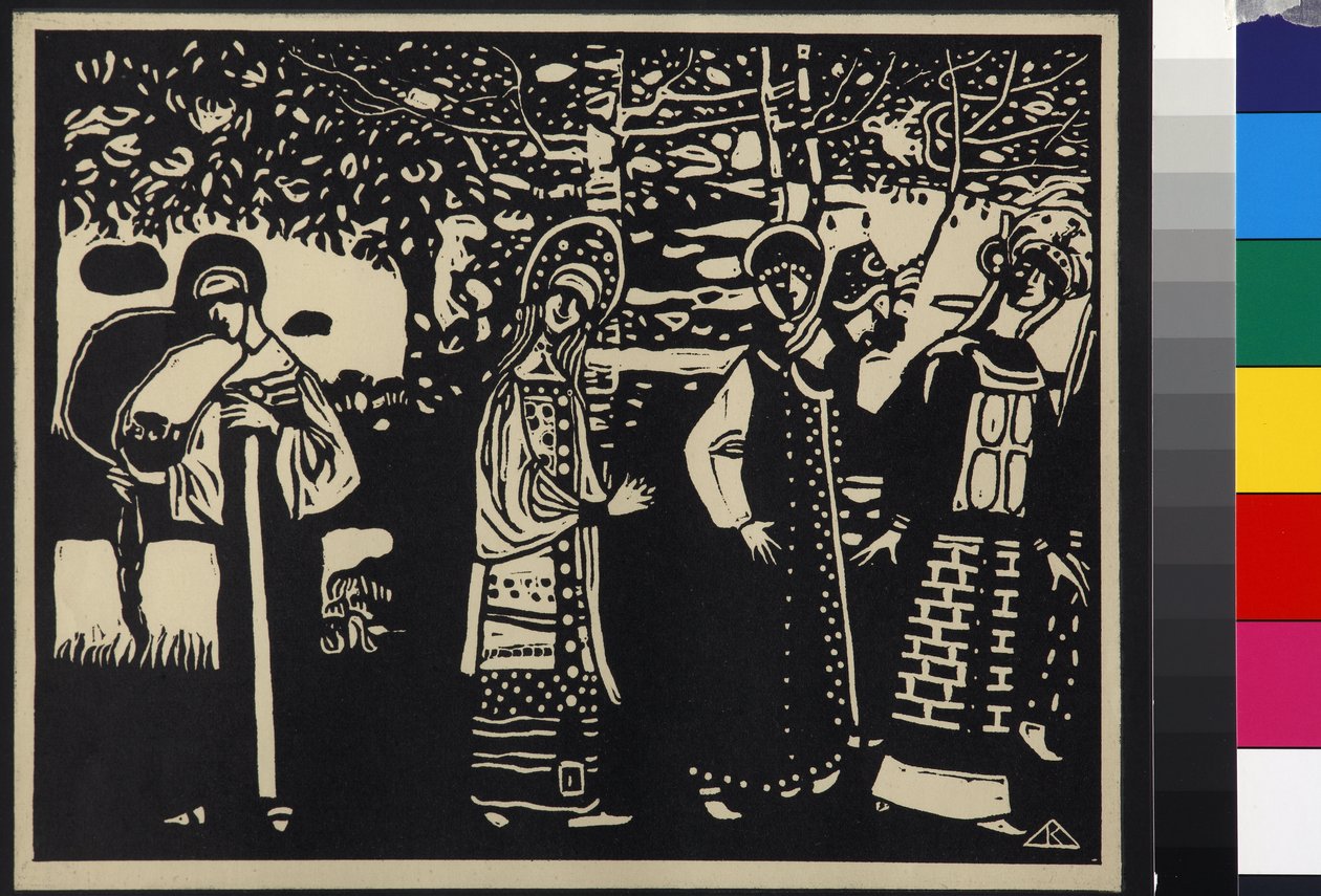 Donne nel bosco da Wassily Kandinsky