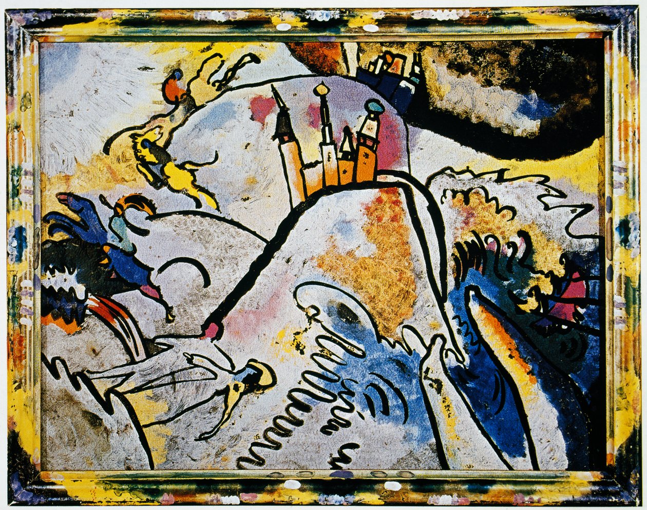 Vetrata con il Sole (Piccoli piaceri) da Wassily Kandinsky