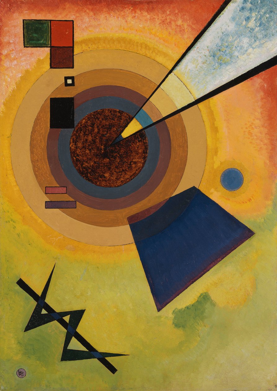 Verde e Rosso da Wassily Kandinsky