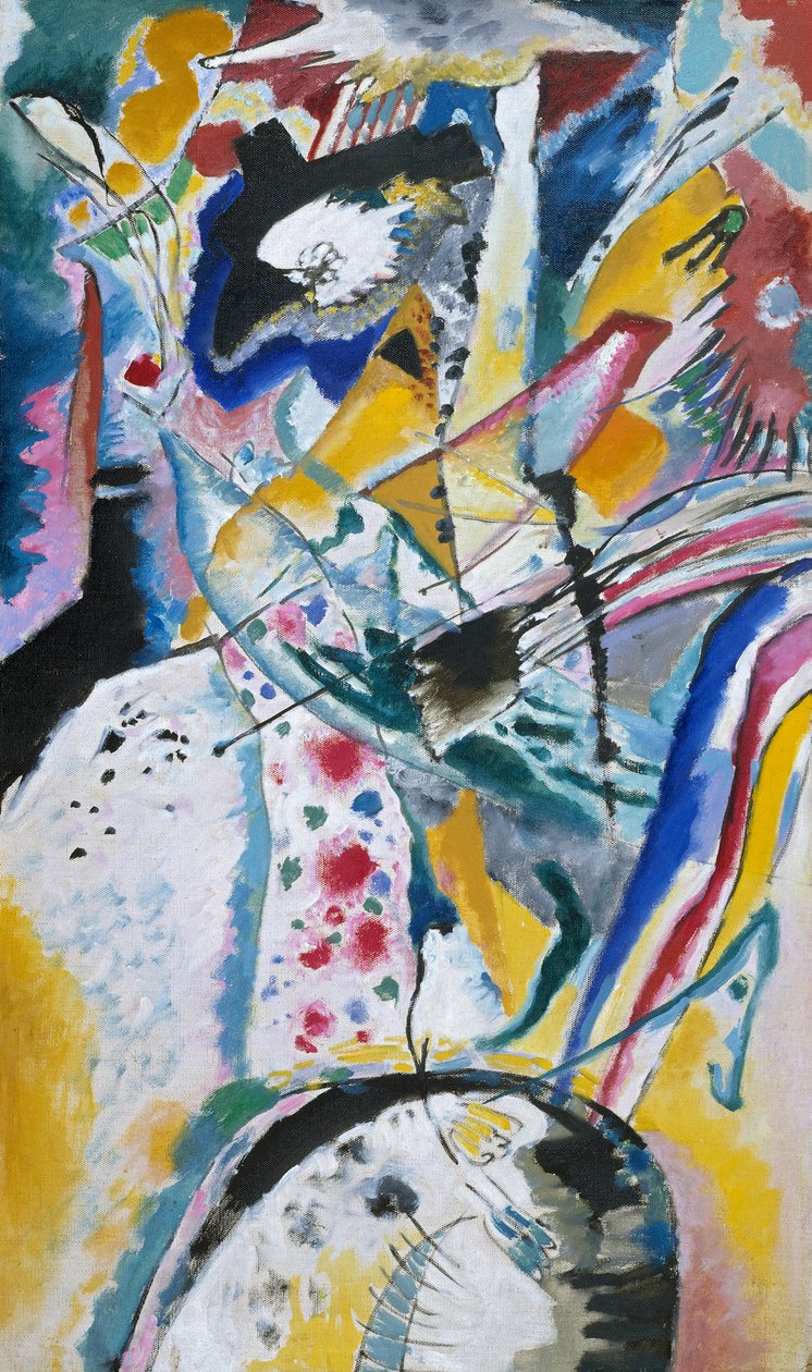 Studio di grandi dimensioni per un murale destinato a Edwin R. Campbell (estate) da Wassily Kandinsky