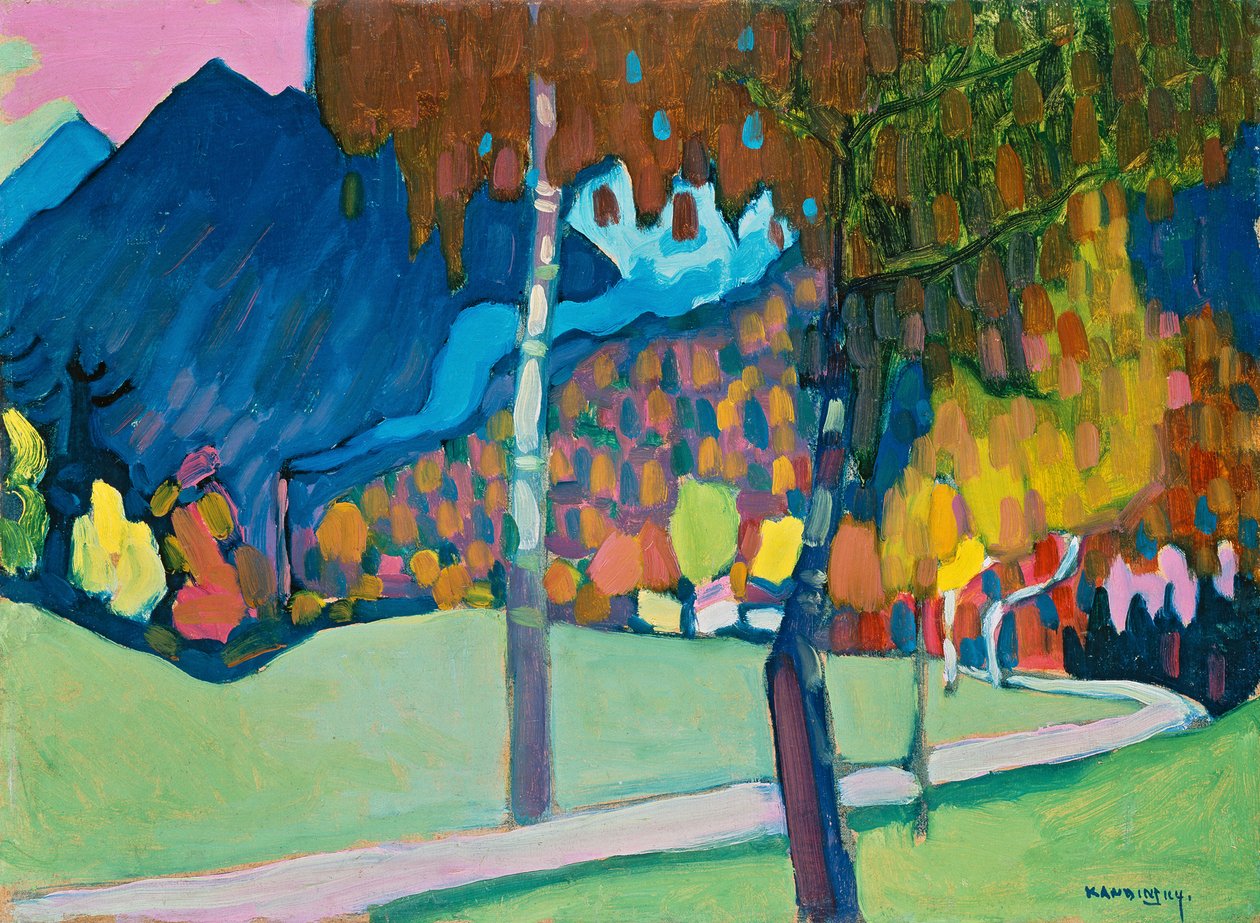 Studio autunnale, presumibilmente da Oberau da Wassily Kandinsky