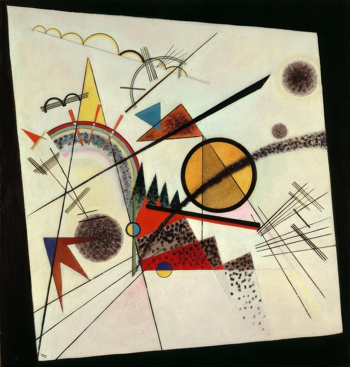 Nel quadrato nero da Wassily Kandinsky