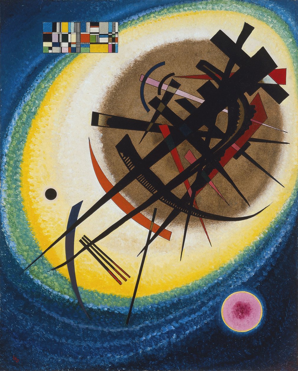 Nel luminoso ovale, 1925 da Wassily Kandinsky