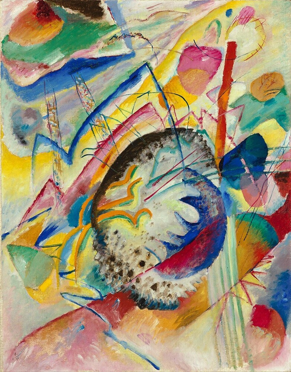 Kandinsky - Grande studio, 1914 da Wassily Kandinsky