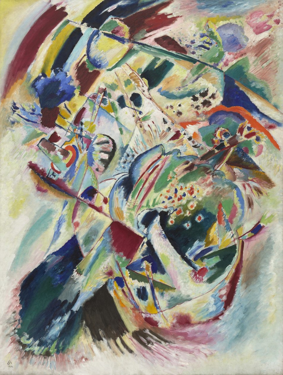 Kandinsky - Pannello per Edwin R. Campbell n. 4, 1914 da Wassily Kandinsky