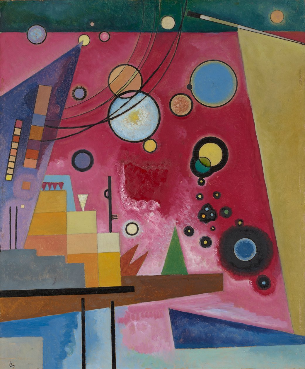 Kandinsky - Rosso pesante, 1924 (luglio) da Wassily Kandinsky