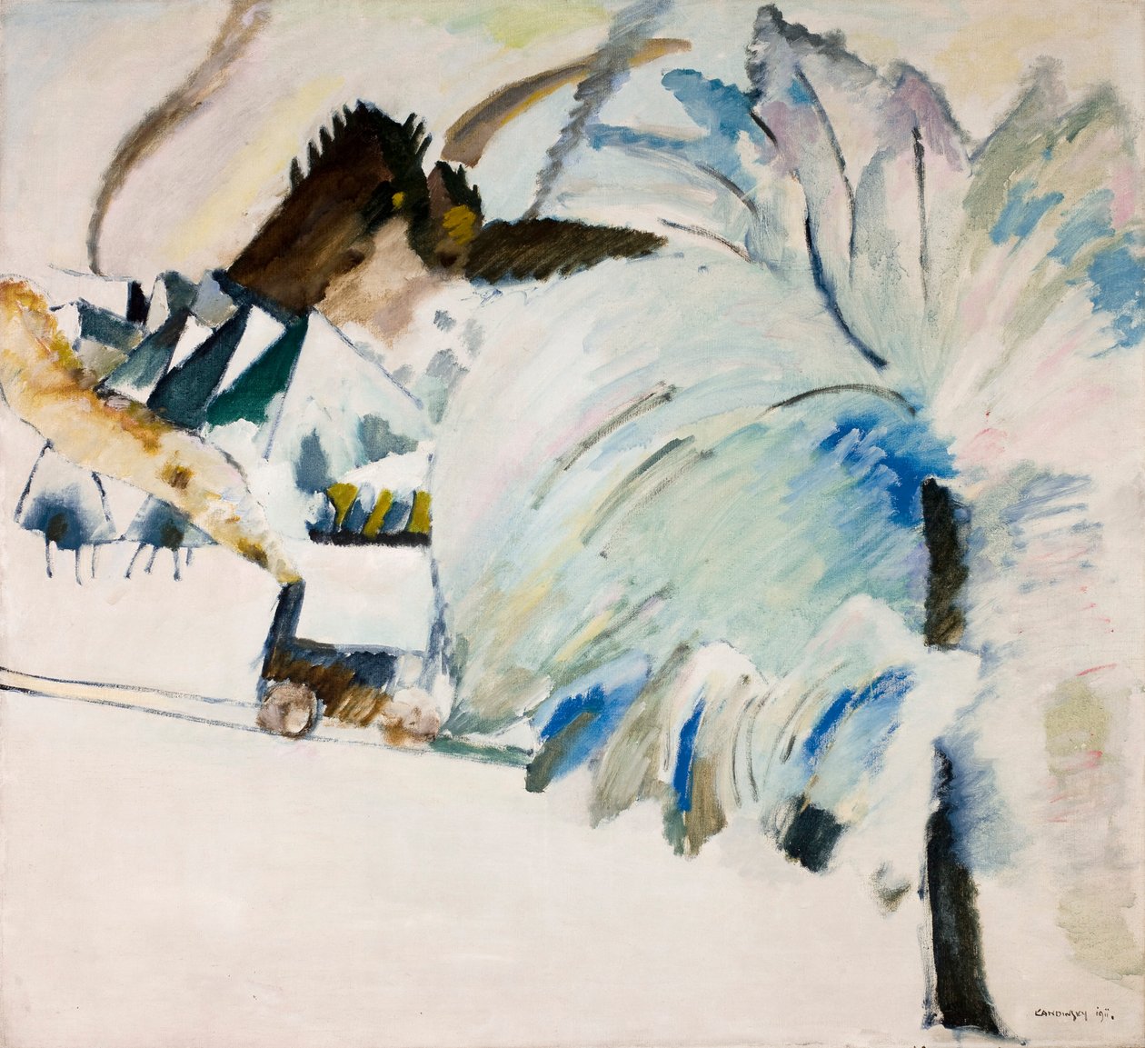 Kandinsky - Paesaggio invernale, 1911 da Wassily Kandinsky