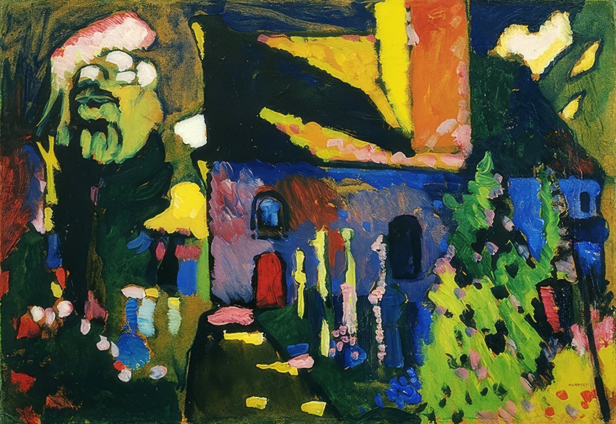 Chiesa a Murnau da Wassily Kandinsky