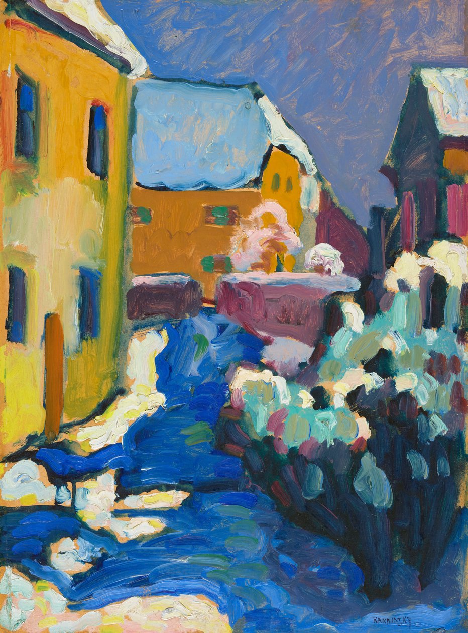 Kochel - Cimitero e canonica da Wassily Kandinsky