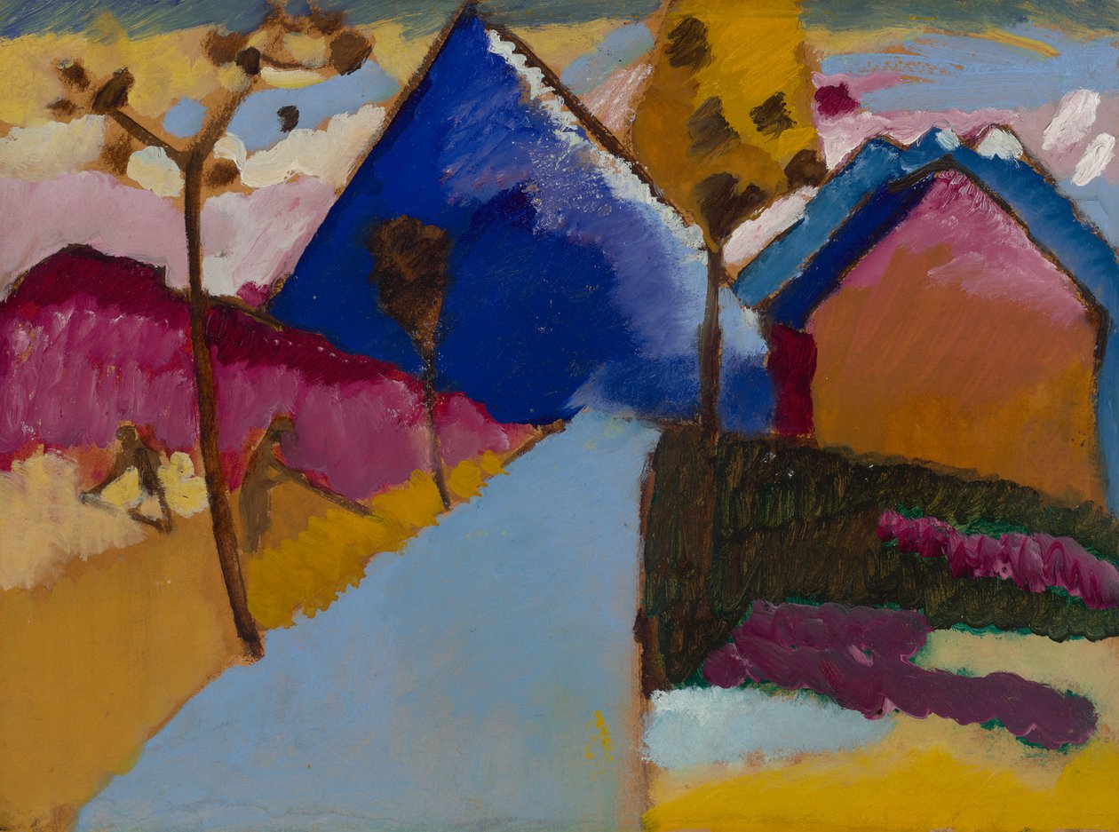 Kochel - Strada diritta da Wassily Kandinsky