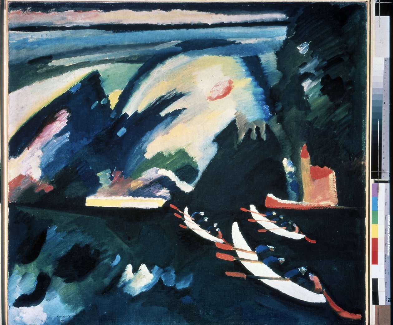 "Il lago" Pittura di Vassily Kandinsky da Wassily Kandinsky