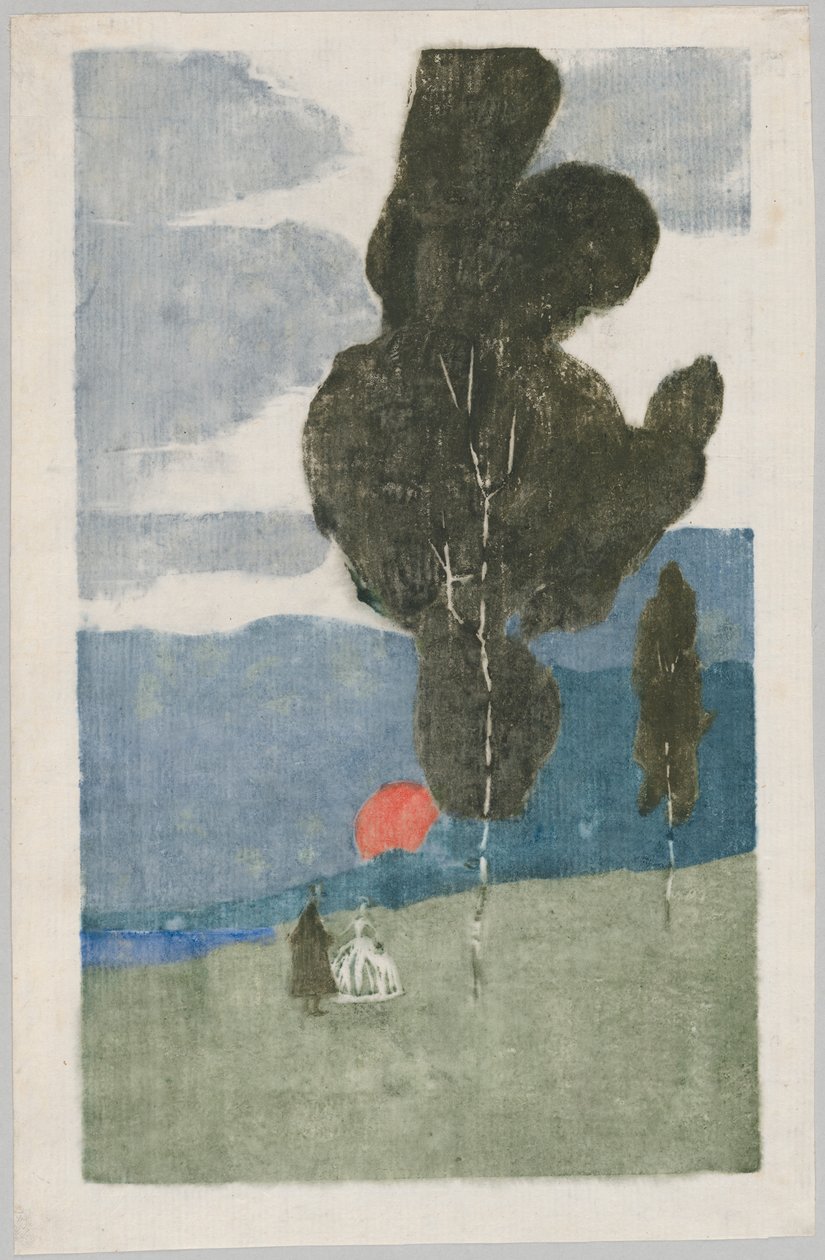 Sorgere della luna (cfr. GMS 264) da Wassily Kandinsky