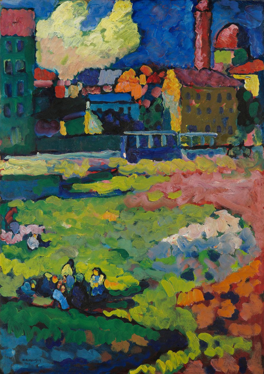 Monaco – Alle porte della città da Wassily Kandinsky