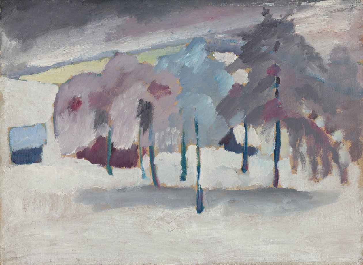 Murnau - Alberi nella neve da Wassily Kandinsky