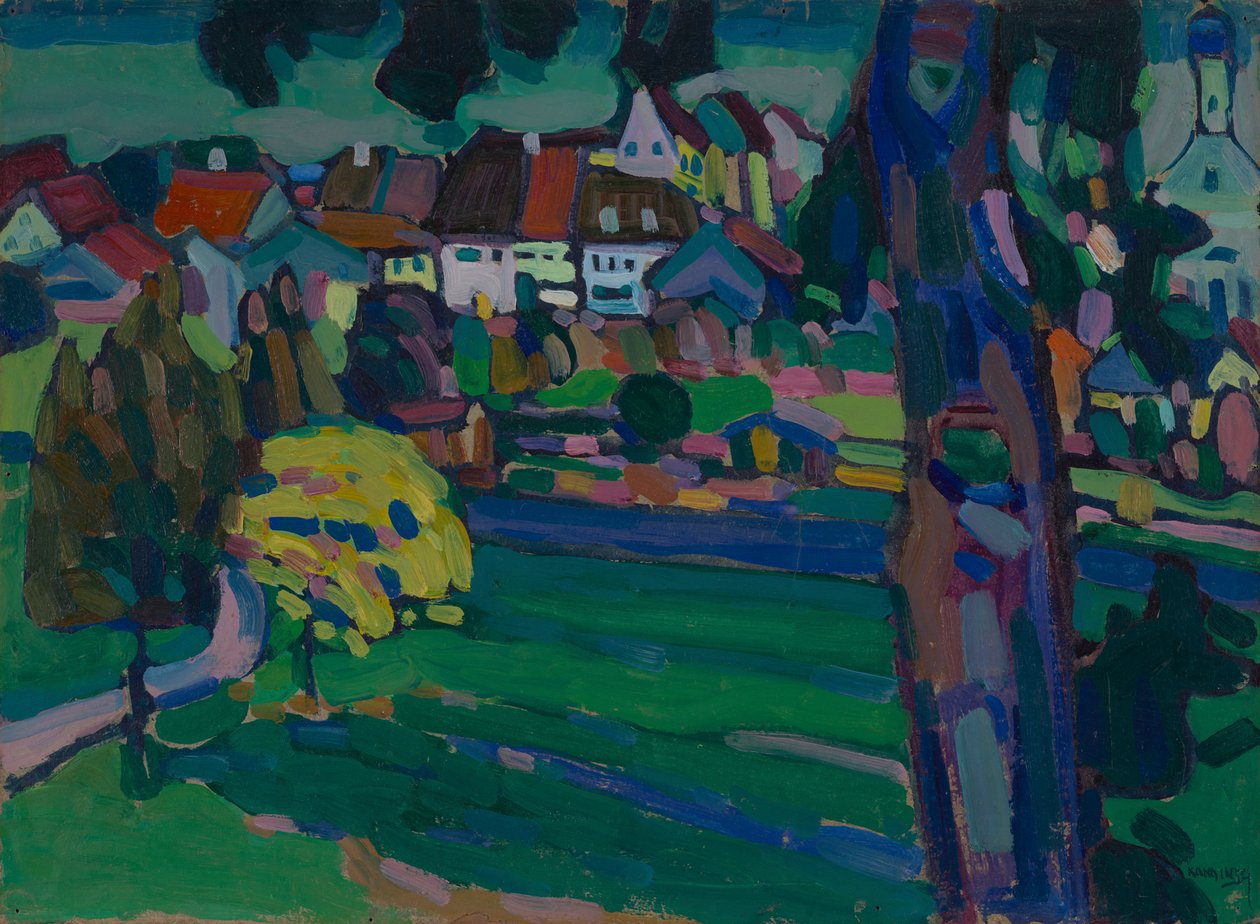 Murnau - Studio per "Paesaggio con tronco d