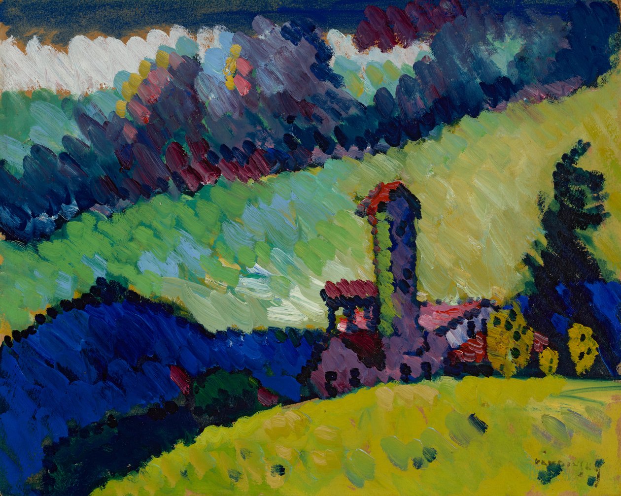 Murnau - Studio per «Paesaggio con torre» da Wassily Kandinsky