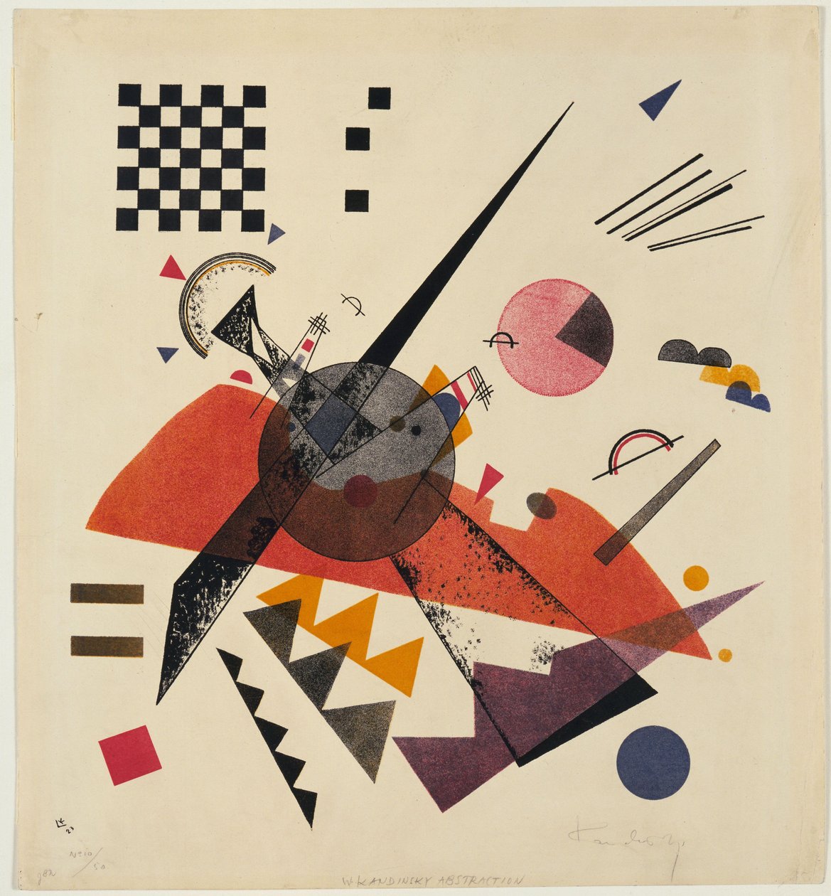 Arancia, 1923 da Wassily Kandinsky