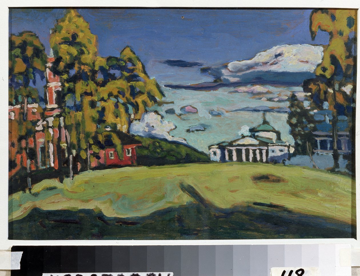 Proprietà di campagna ad Akhtyrka da Wassily Kandinsky