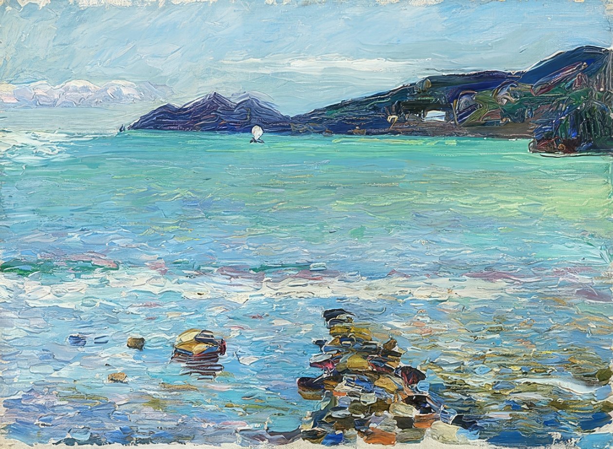 Rapallo, vista su Portofino da Wassily Kandinsky