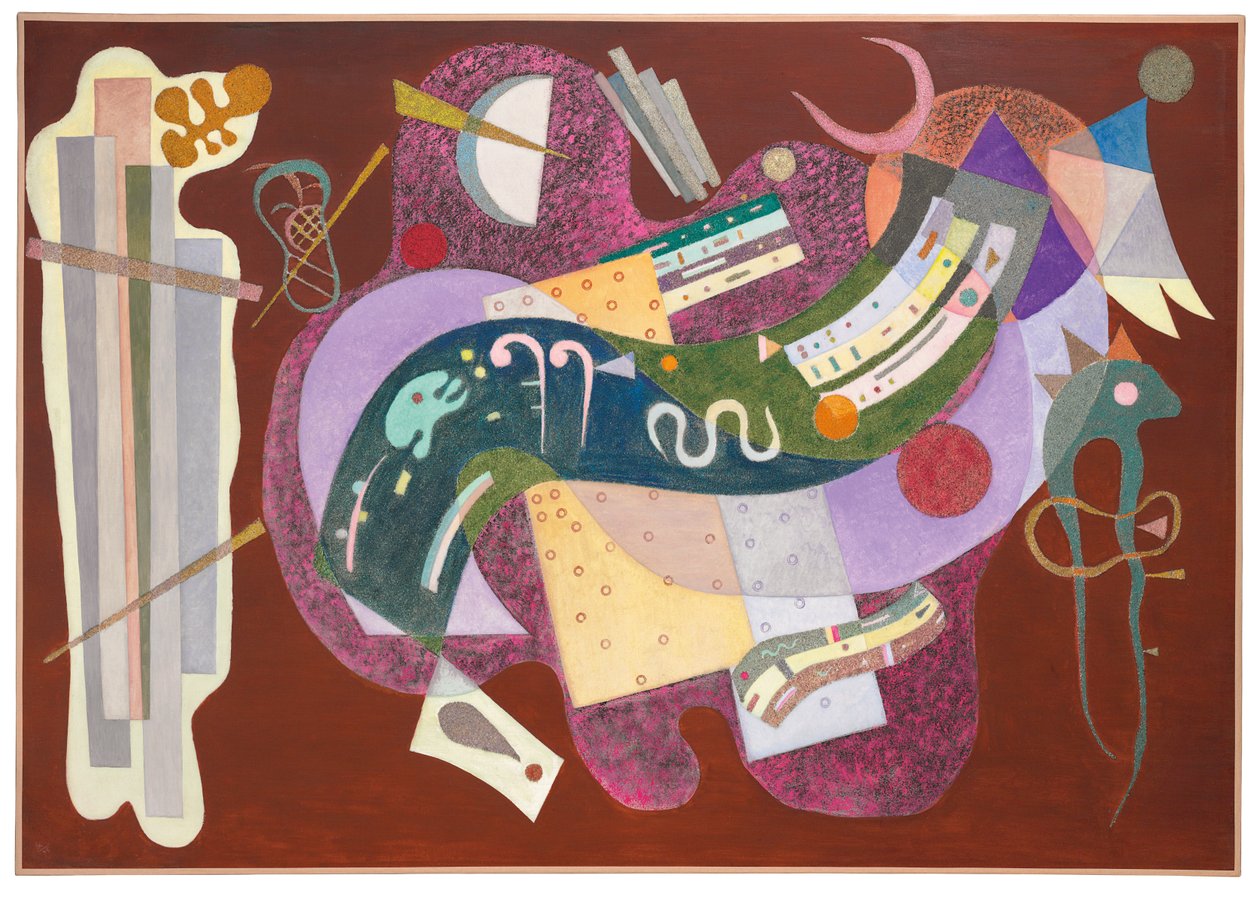 Rigido e curvo da Wassily Kandinsky