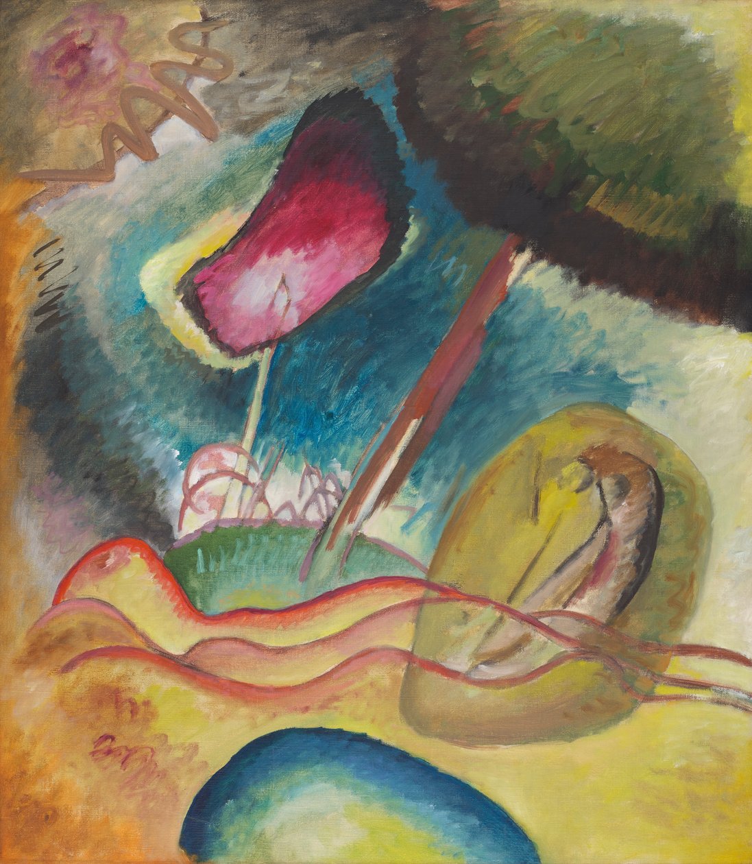 Macchia rossa (notturna) da Wassily Kandinsky