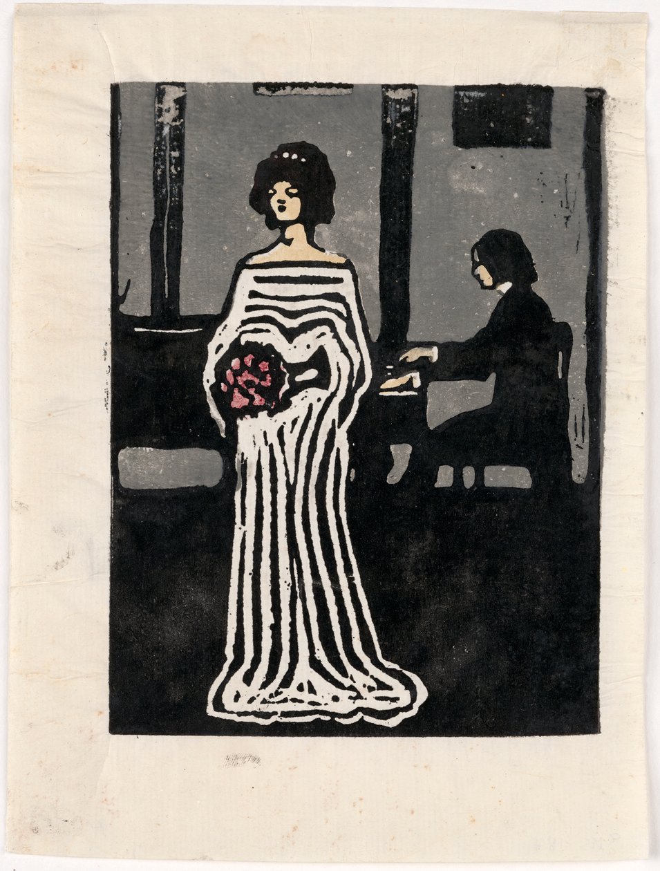 Cantante (secondo stato) da Wassily Kandinsky