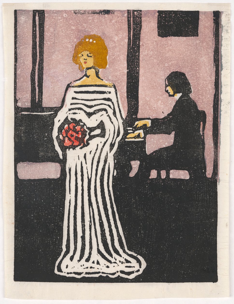 Cantante (Secondo stato) da Wassily Kandinsky