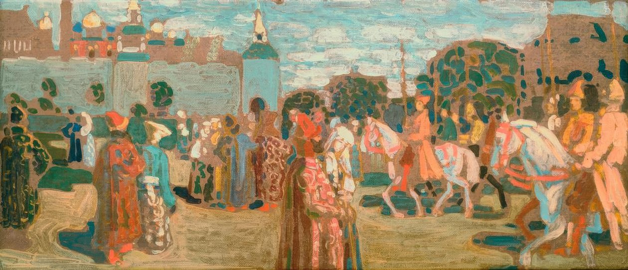 Schizzo per Domenica (Antico Russo) da Wassily Kandinsky