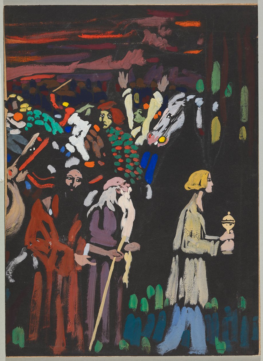 Studio per «Panico» da Wassily Kandinsky
