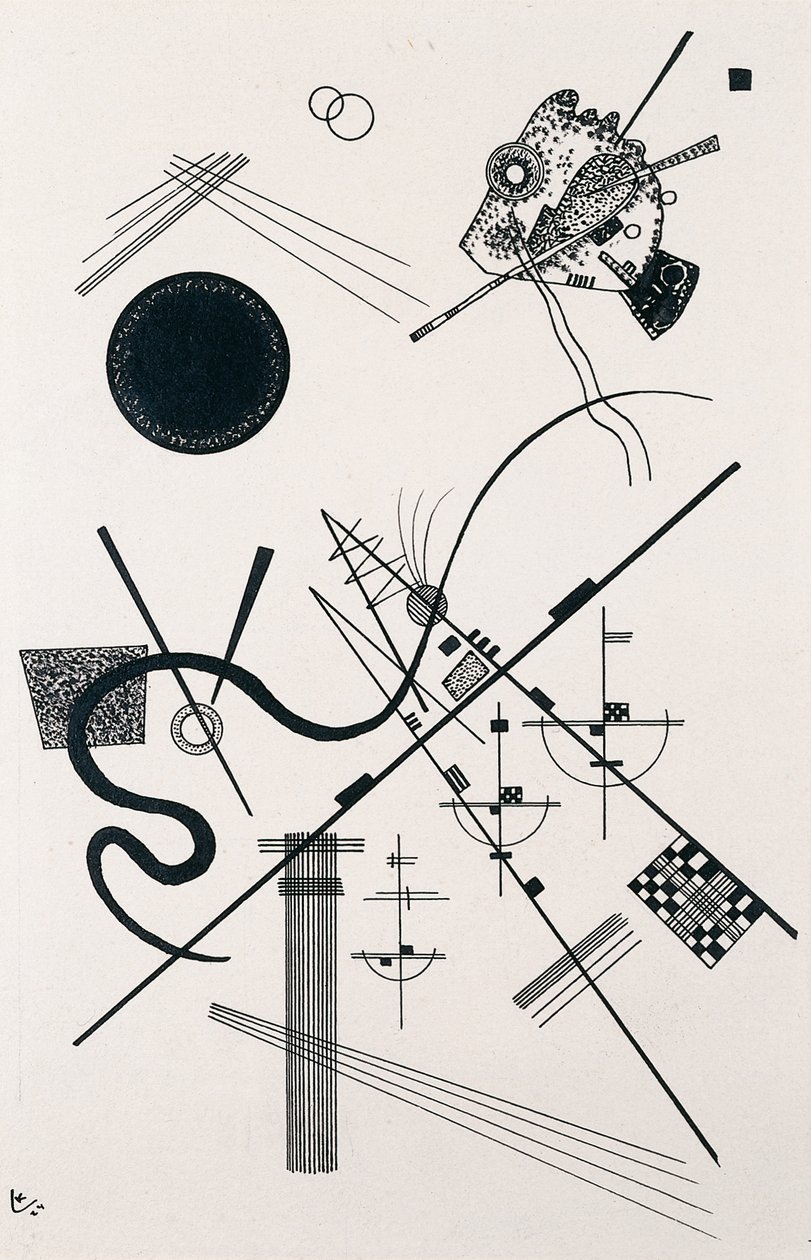 Senza titolo (Dessin 4) da Wassily Kandinsky