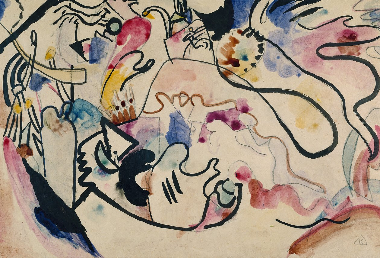 Acquerello n. 8 Giorno del Giudizio da Wassily Kandinsky