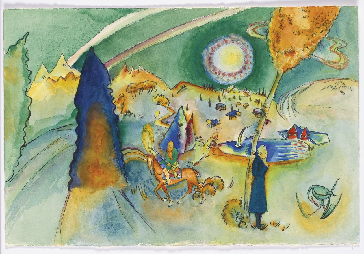 Acquerello per Poul Bjerre da Wassily Kandinsky