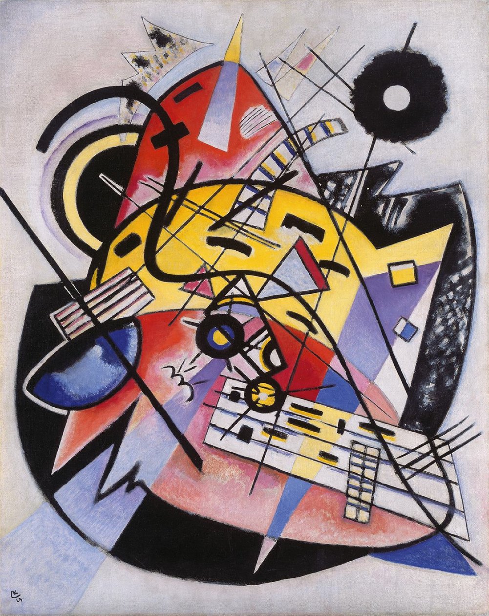 Punto bianco (Composizione 248) da Wassily Kandinsky