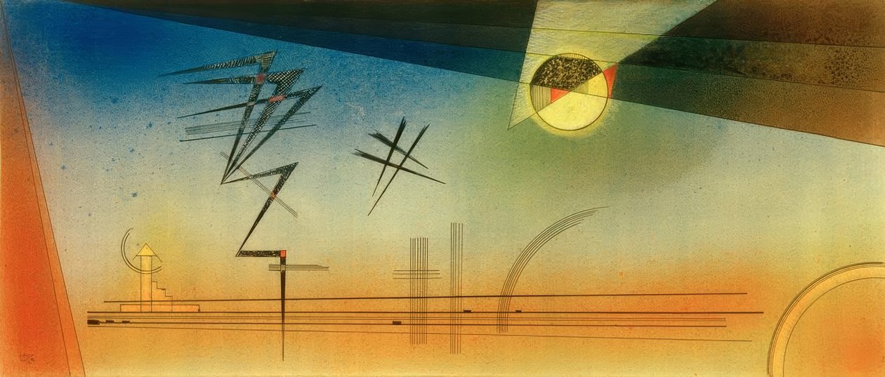 Zigzag in alto da Wassily Kandinsky