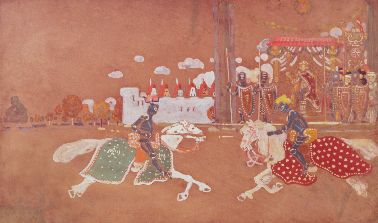 Zweikampf (Duello) da Wassily Kandinsky
