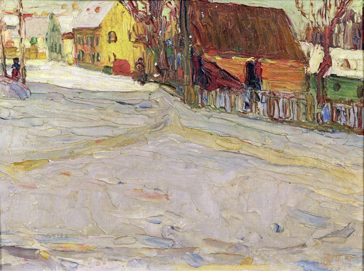 Paesaggio urbano da Wassily & Marc Franz (1880-1916) Kandinsky