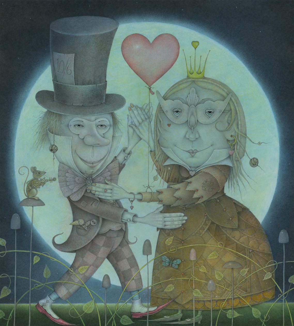 Alla luce della luna argentea, 2010 (tecnica mista) da Wayne Anderson