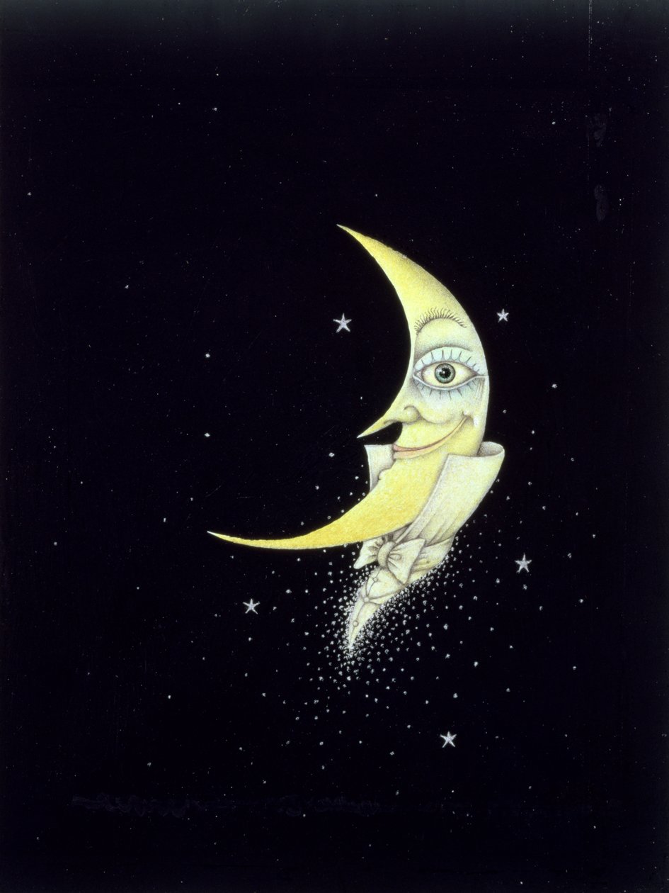 Night Out (matita e pastello colorato su carta) da Wayne Anderson
