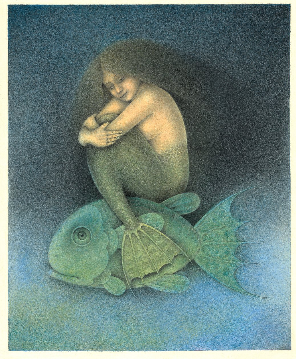 Omermaid, 2007 (tecnica mista su tavola) da Wayne Anderson