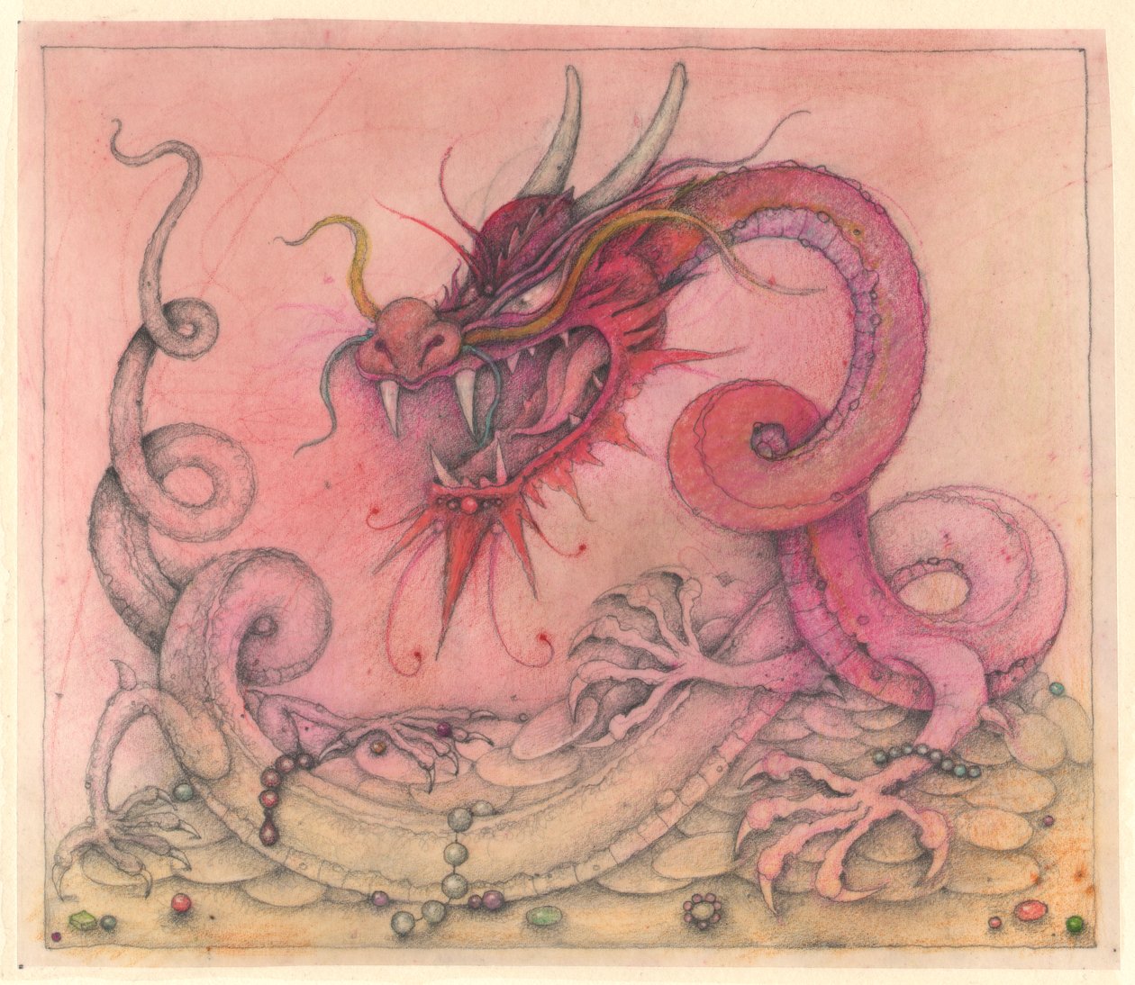 Wicked Dragon, 2000 (tecnica mista) da Wayne Anderson