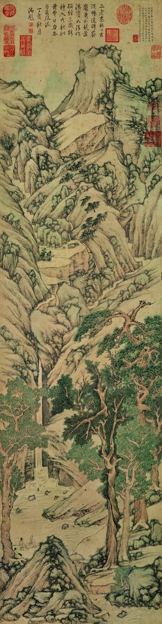 Mille cime in lotta per lo splendore da Wen Zhengming