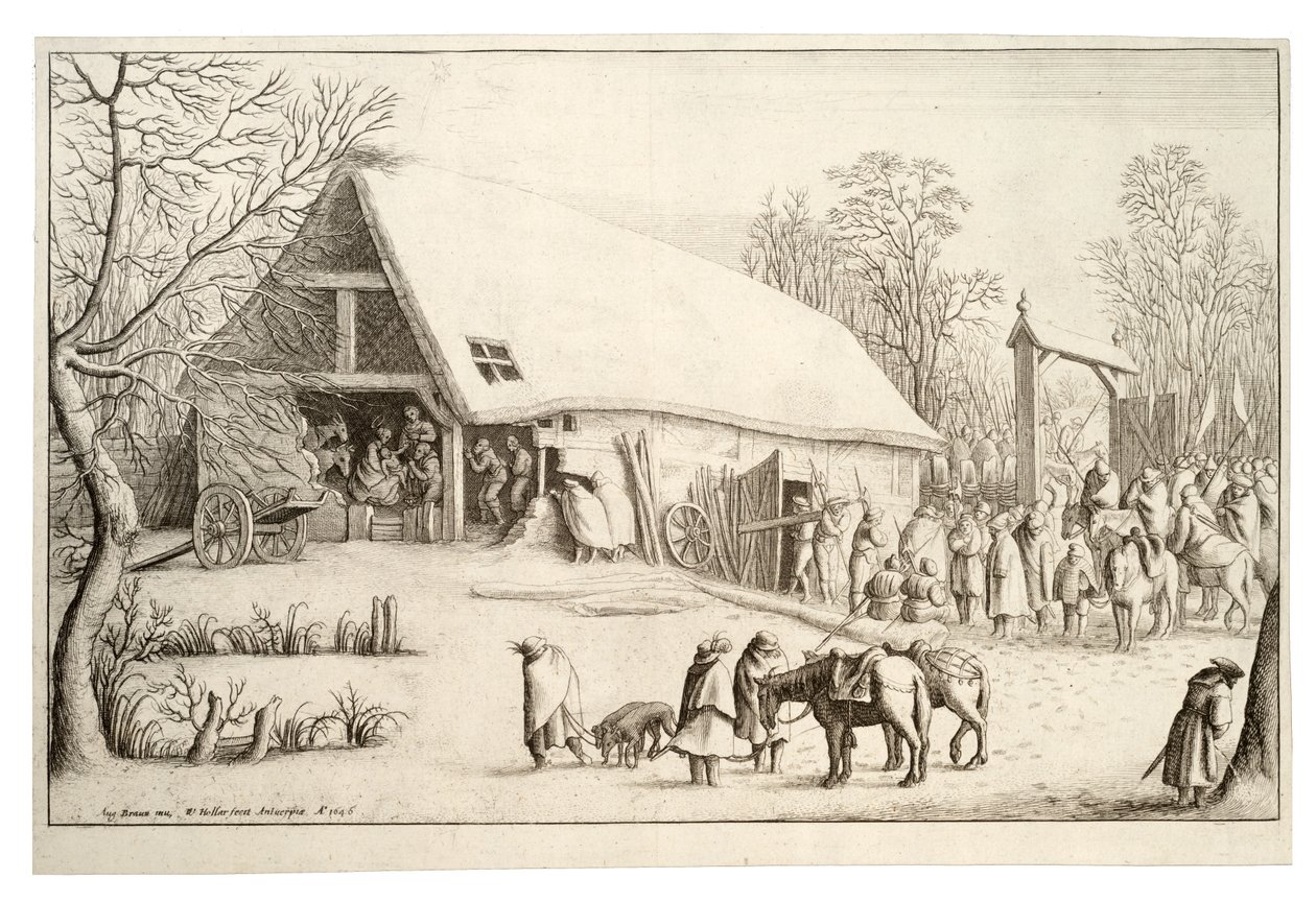 Adorazione dei Magi da Wenceslaus Hollar