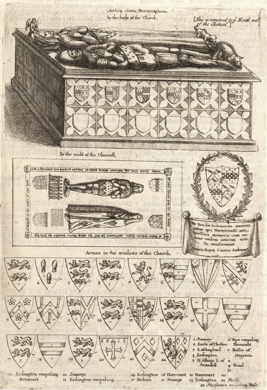 Arden (monumento). Stato 2 da Wenceslaus Hollar