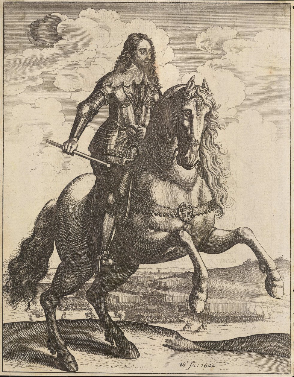 Carlo I (stato 3) da Wenceslaus Hollar